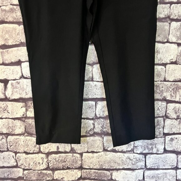 Chico's Black Pull On Crop Pants Size L - Picture 3 of 9